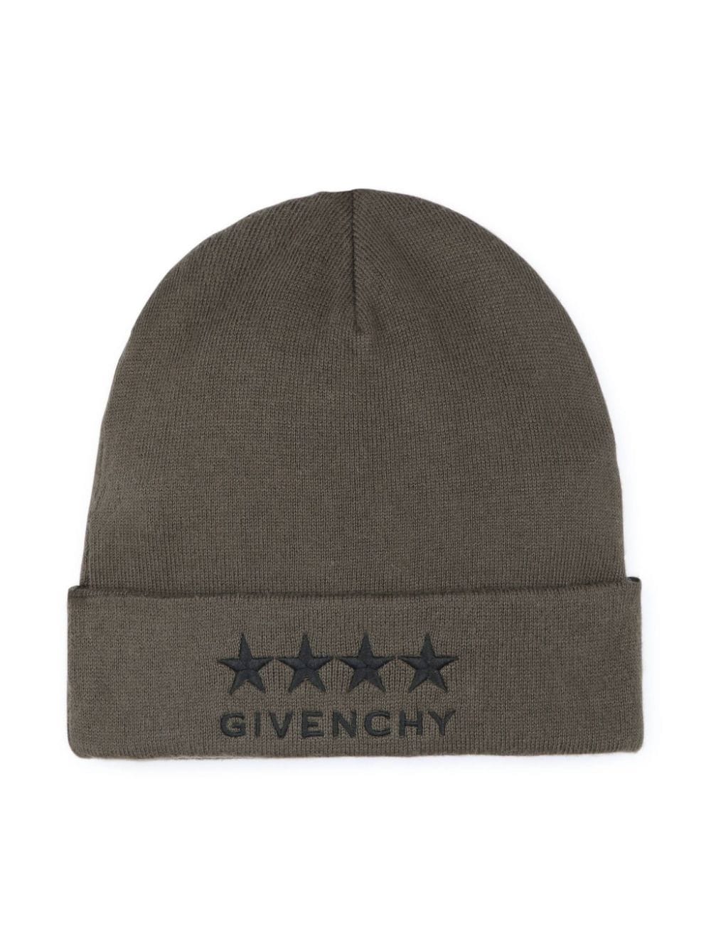 Berretto per bambino Givenchy Kids verde con ricamo logo frontale H30296 724 GIVENCHY KIDS