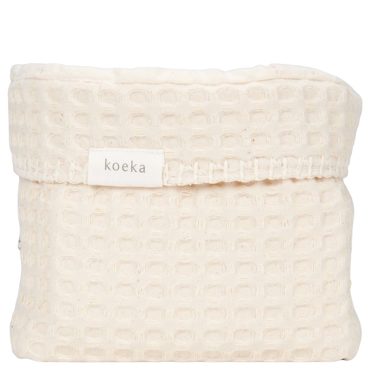 Cesto per prodotti neonato Koeka Anversa naturale bianco con tessuto a nido d'ape 1015-11-020 110 KOEKA KIDS