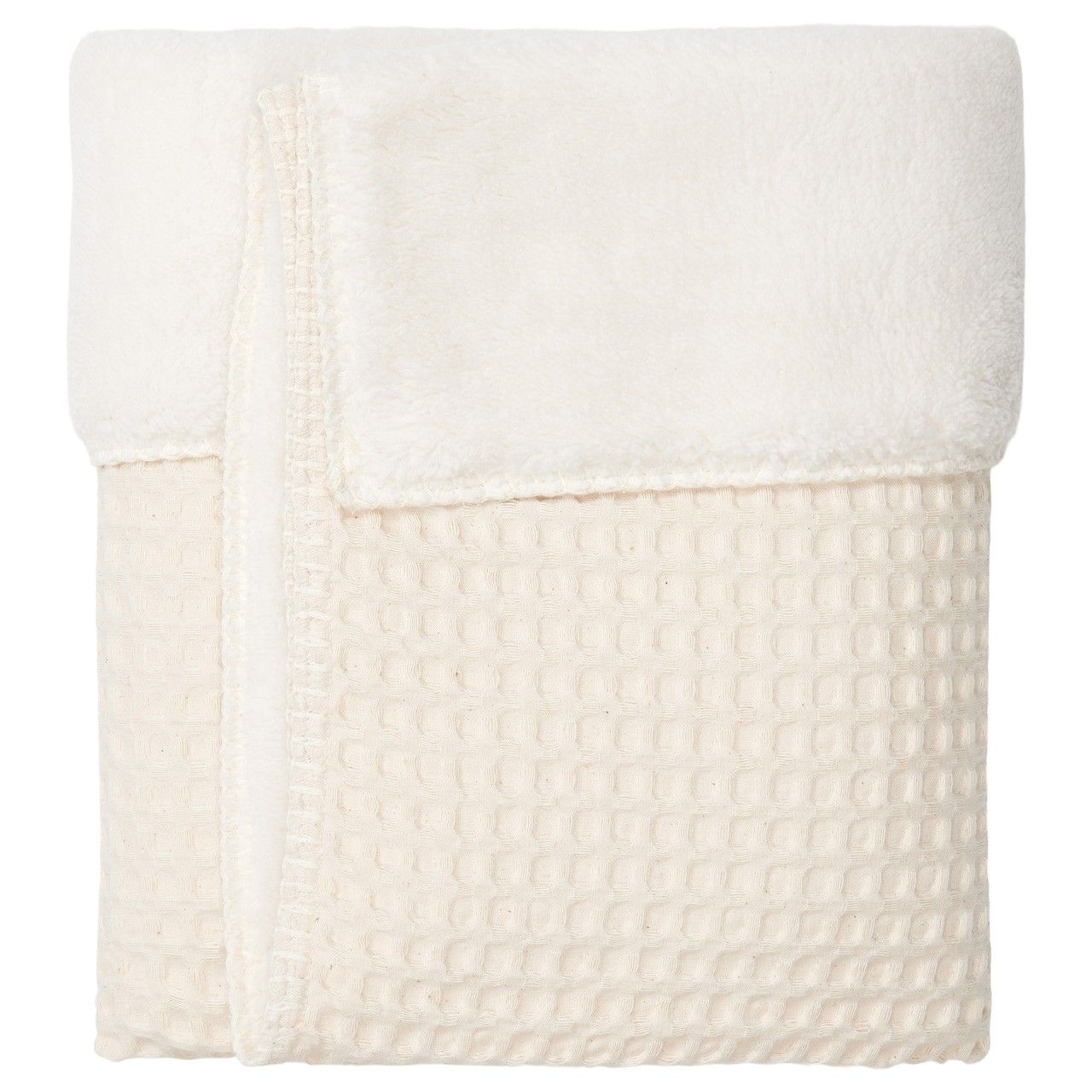 Coperta per culla Teddy Oslo naturale/ciottolo bianco 1015-44-020 110230 KOEKA KIDS