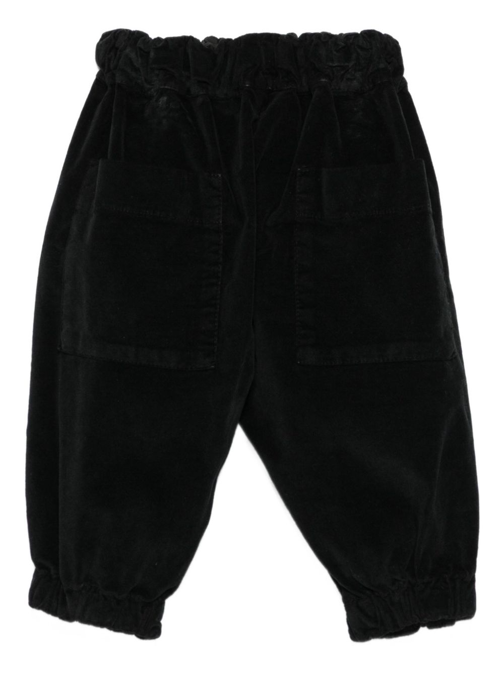 Pantaloni per neonato Album di Famiglia Kids neri con polsini elasticizzati 25W23389 BK ALBUM DI FAMIGLIA KIDS