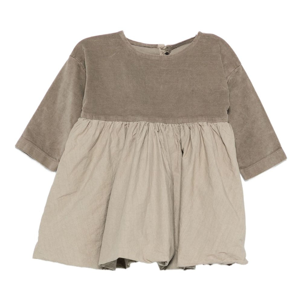 Abito per neonata Album Di Famiglia Kids beige con modello a pannelli 25W31099 MG ALBUM DI FAMIGLIA KIDS