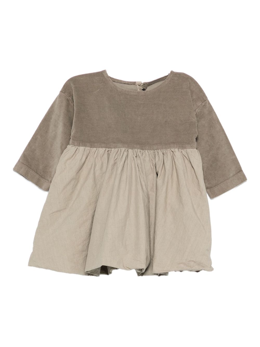 Abito per neonata Album Di Famiglia Kids beige con modello a pannelli 25W31099 MG ALBUM DI FAMIGLIA KIDS