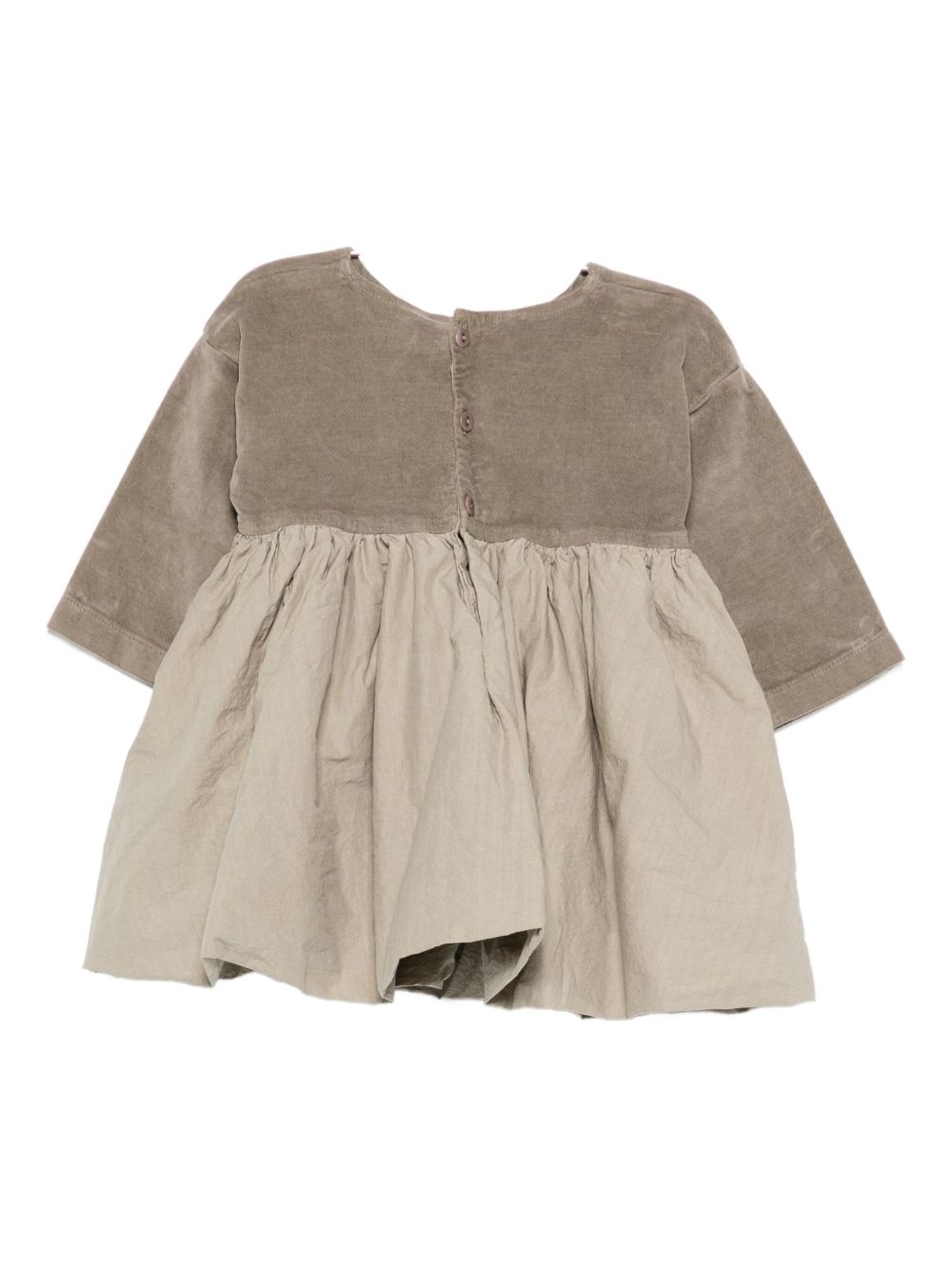Abito per neonata Album Di Famiglia Kids beige con modello a pannelli 25W31099 MG ALBUM DI FAMIGLIA KIDS