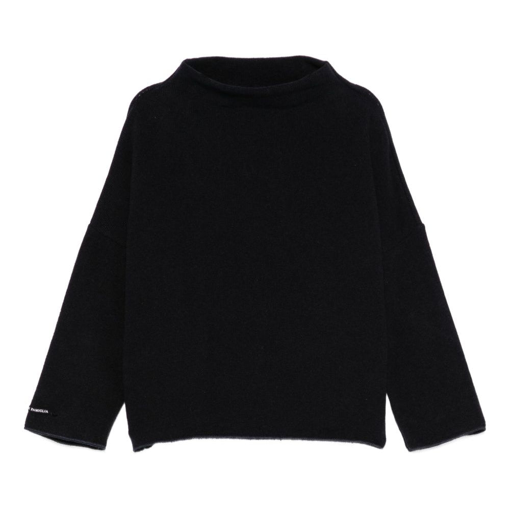 Maglione per neonata Album Di Famiglia Kids nero con maniche a 3/4 25W40216 INK ALBUM DI FAMIGLIA KIDS