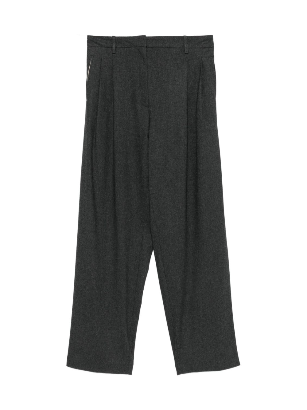 Pantaloni per donna ALYSI grigi con chiusura a bottoni 165103 A5047 AN ALYSI
