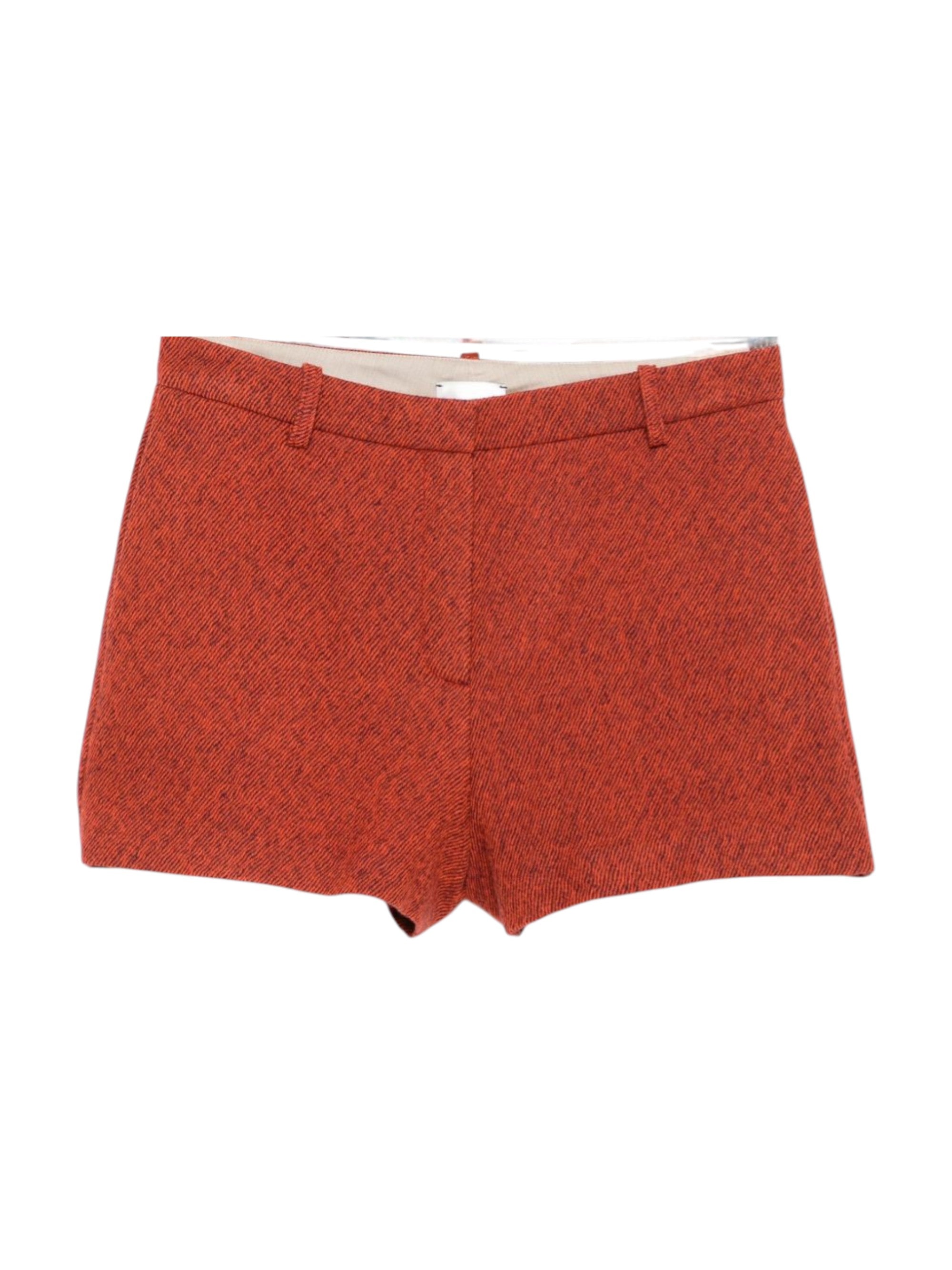 Shorts per donna ALYSI arancioni con patta e bottoni 165111 A5025 ORG ALYSI