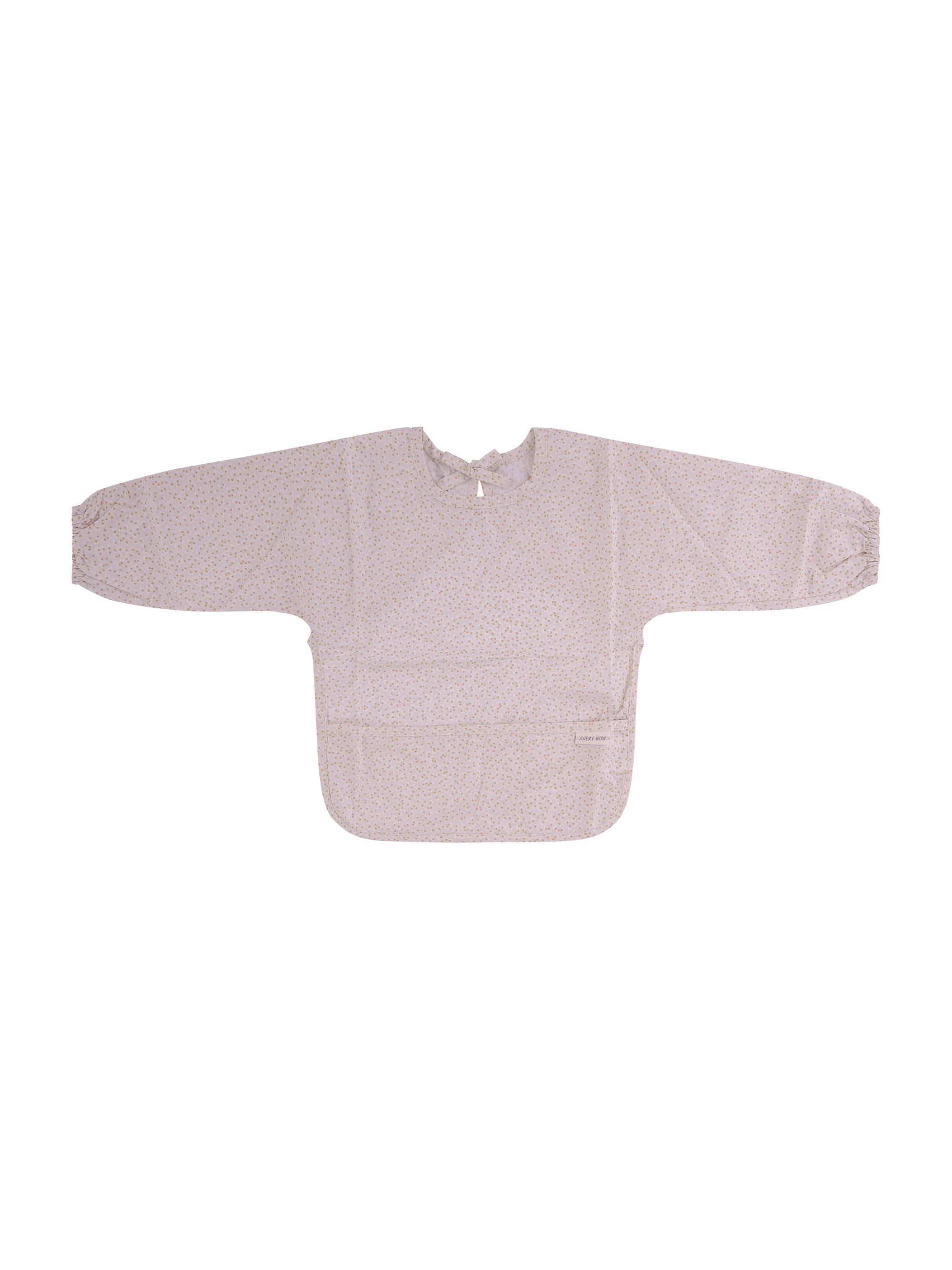 Bavaglino con maniche per neonati Avery Row beige con stampa margherite all-over SLBDME DAISY MEADOW AVERY ROW KIDS