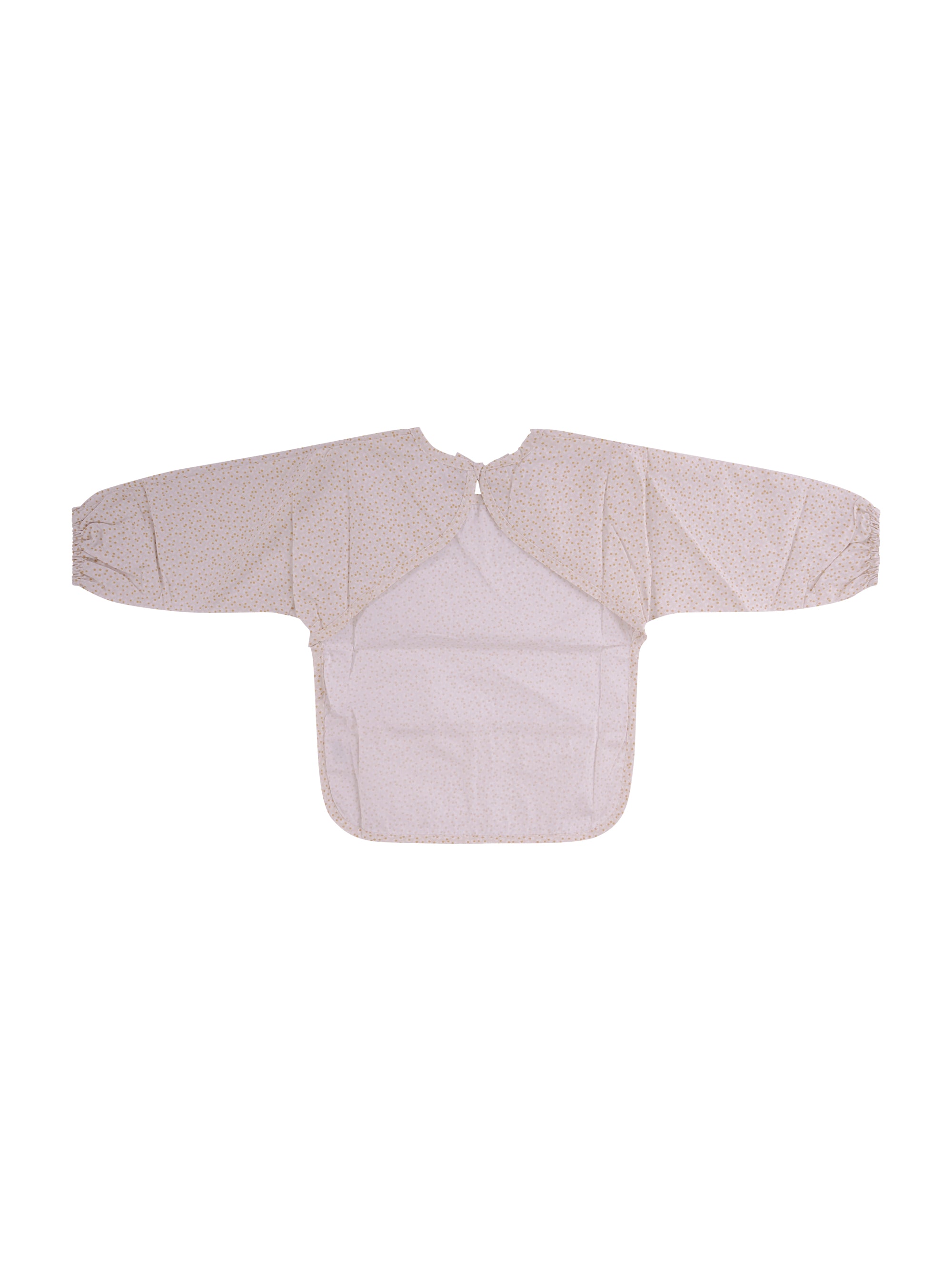 Bavaglino con maniche per neonati Avery Row beige con stampa margherite all-over SLBDME DAISY MEADOW AVERY ROW KIDS