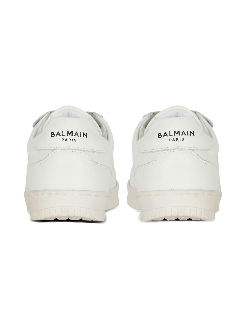 Sneaker monocolore per bambini Balmain Kids bianche con logo BX0Q16 Z1574 100 BALMAIN KIDS
