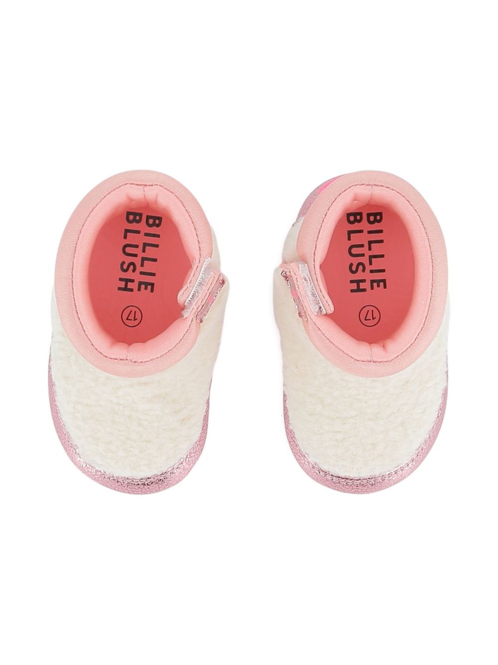 Stivali per neonata Billieblush rosa con bordo metallizzato U21482 Z41 BILLIEBLUSH KIDS