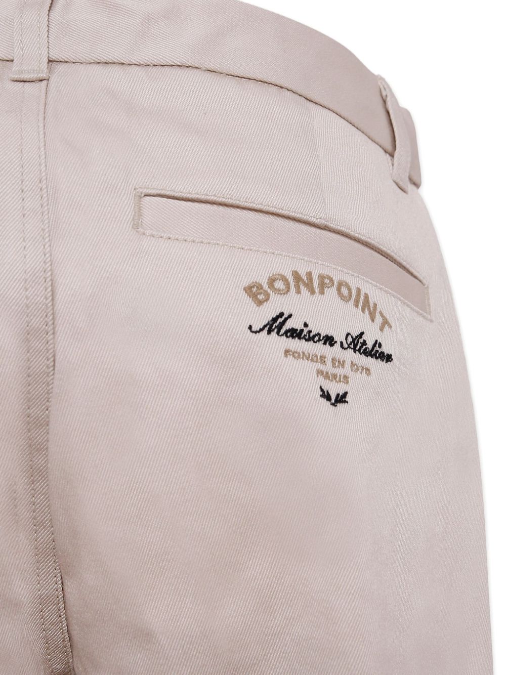 Pantaloni per bambino Bonpoint beige con logo W05BPAW00002 008 BONPOINT KIDS