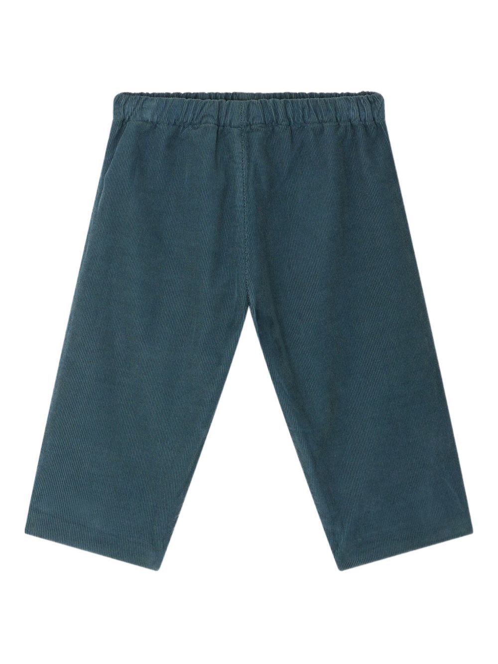 Pantaloni per neonato Bonpoint Dandy verde a coste con vita elasticizzata W05ZPAW00005 043 BONPOINT KIDS