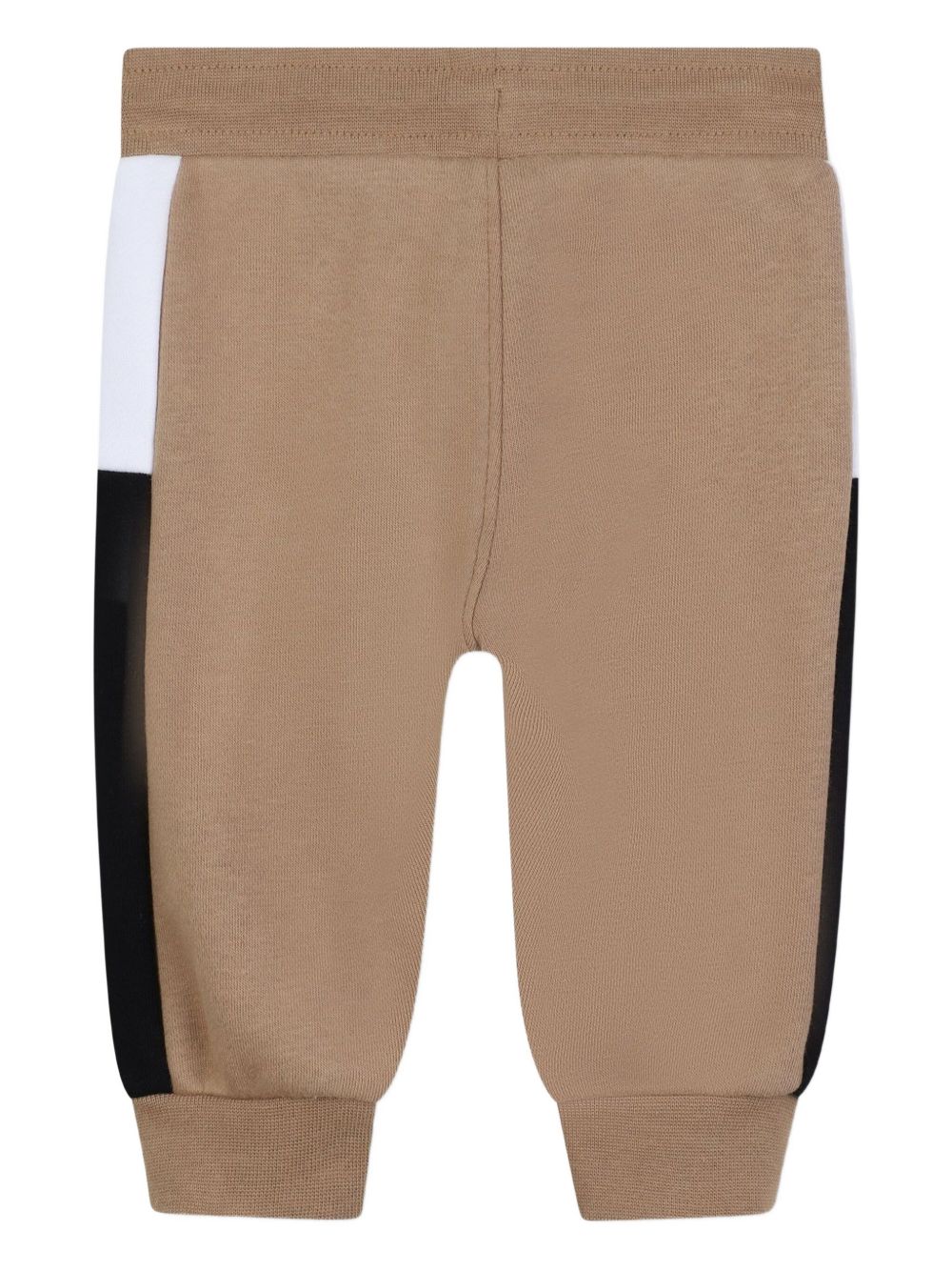 Pantaloni sportivi per bambino Boss Kids beige con inserti laterali a contrasto J52429 269 BOSS KIDS