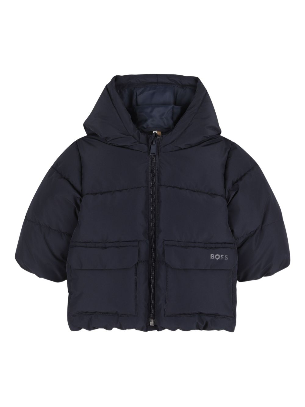 Giubbino per neonato Boss Kids blu con design imbottito J52476 849 BOSS KIDS