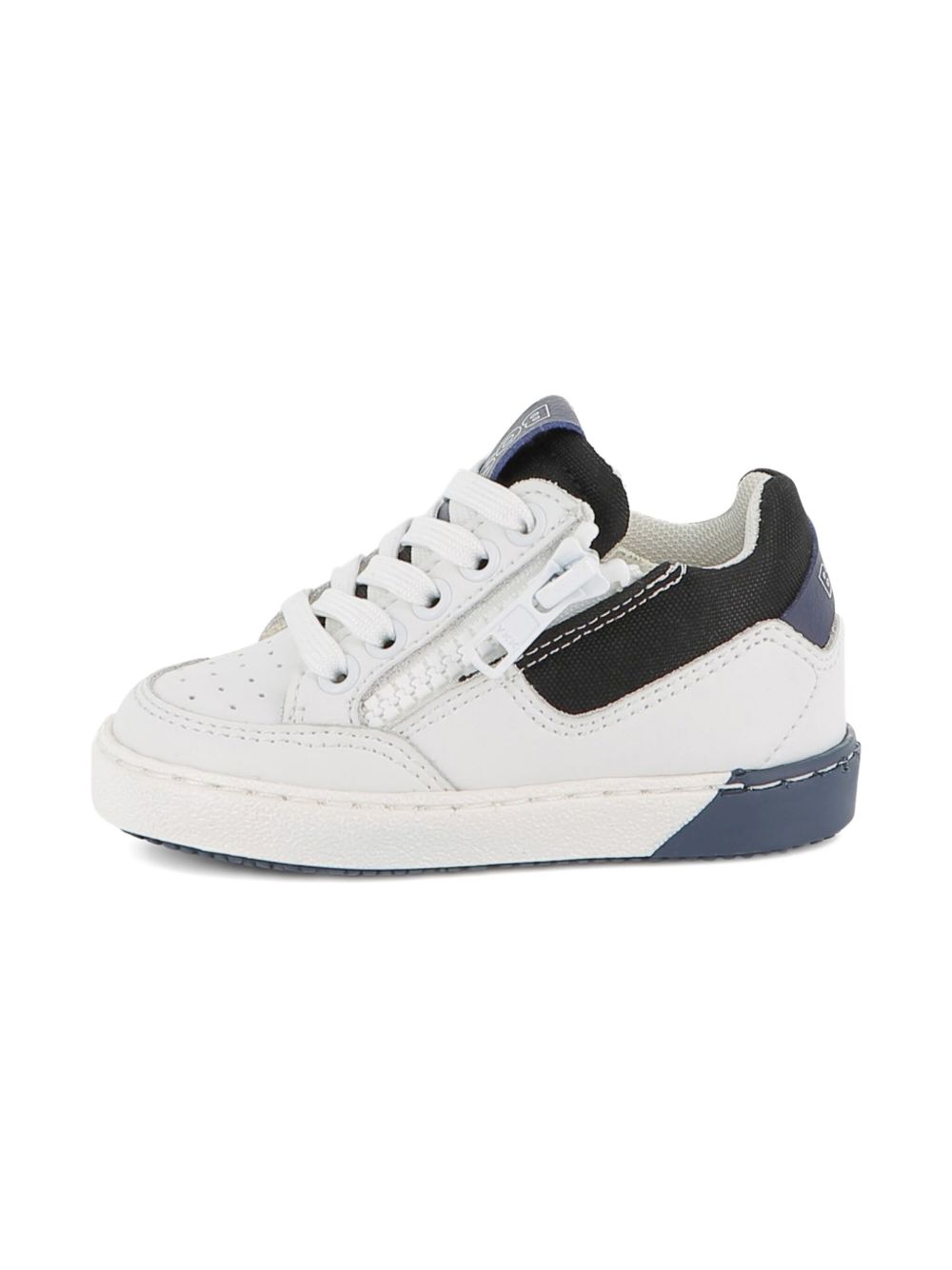 Sneakers per bambino BOSS Kids bianche con design a inserti J52580 10P BOSS KIDS