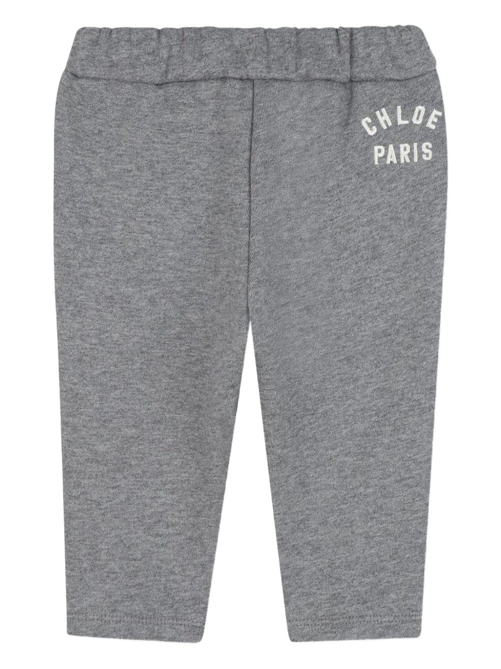 Pantaloni sportivi per neonata Chloé Kids grigi con dettaglio con coulisse C20706 A46 CHLOE' KIDS