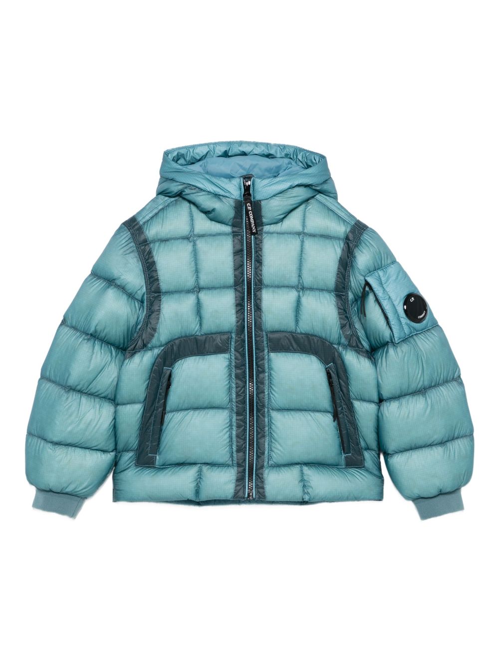 Giubbino per bambino C.P. Company Kids blu con modello trapuntato CUS01FL3AB1 40589 C.P.COMPANY KIDS