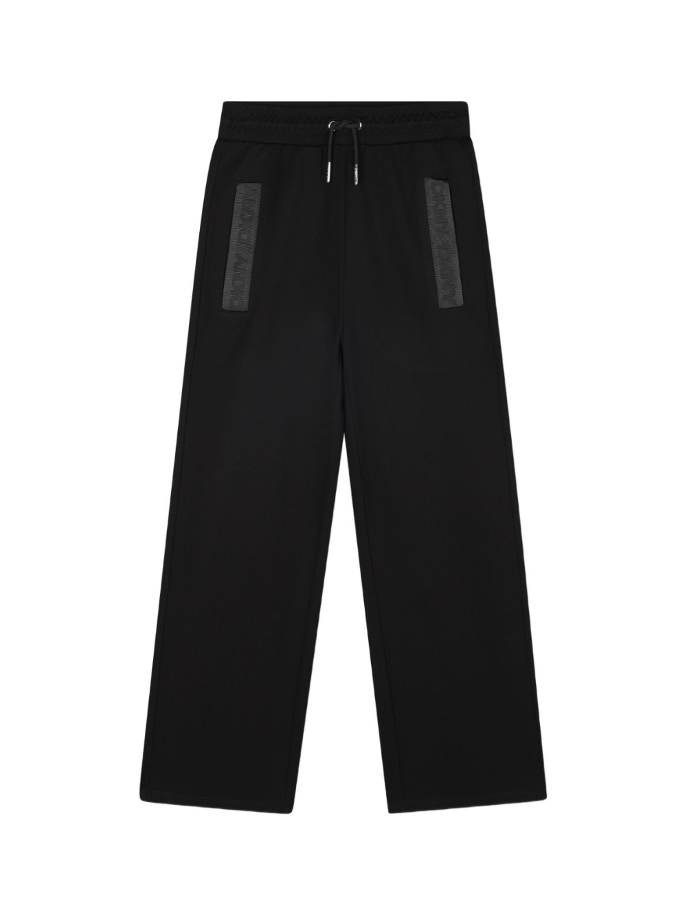 Pantaloni sportivi per bambina DKNY Kids neri con logo D62368 09B DKNY KIDS