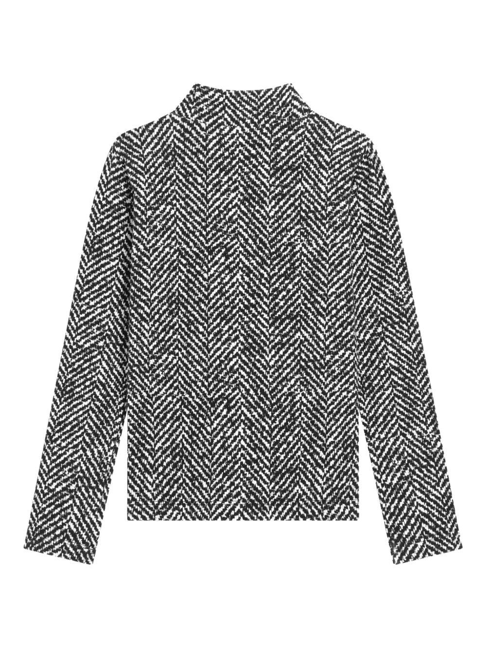 Top per bambina Dolce & Gabbana Kids nero a collo alto L5JTLE FSGDZ HH5QS DOLCE & GABBANA KIDS