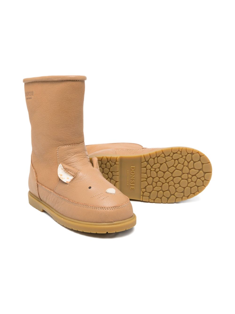 Stivali per bambina Donsje beige con muso di topo 2022122 CL027 DONSJE KIDS