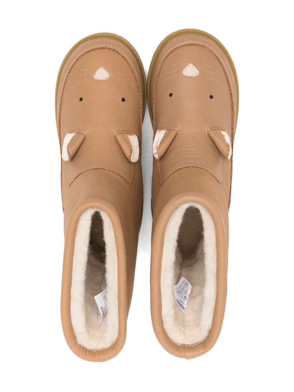Stivali per bambina Donsje beige con muso di topo 2022122 CL027 DONSJE KIDS