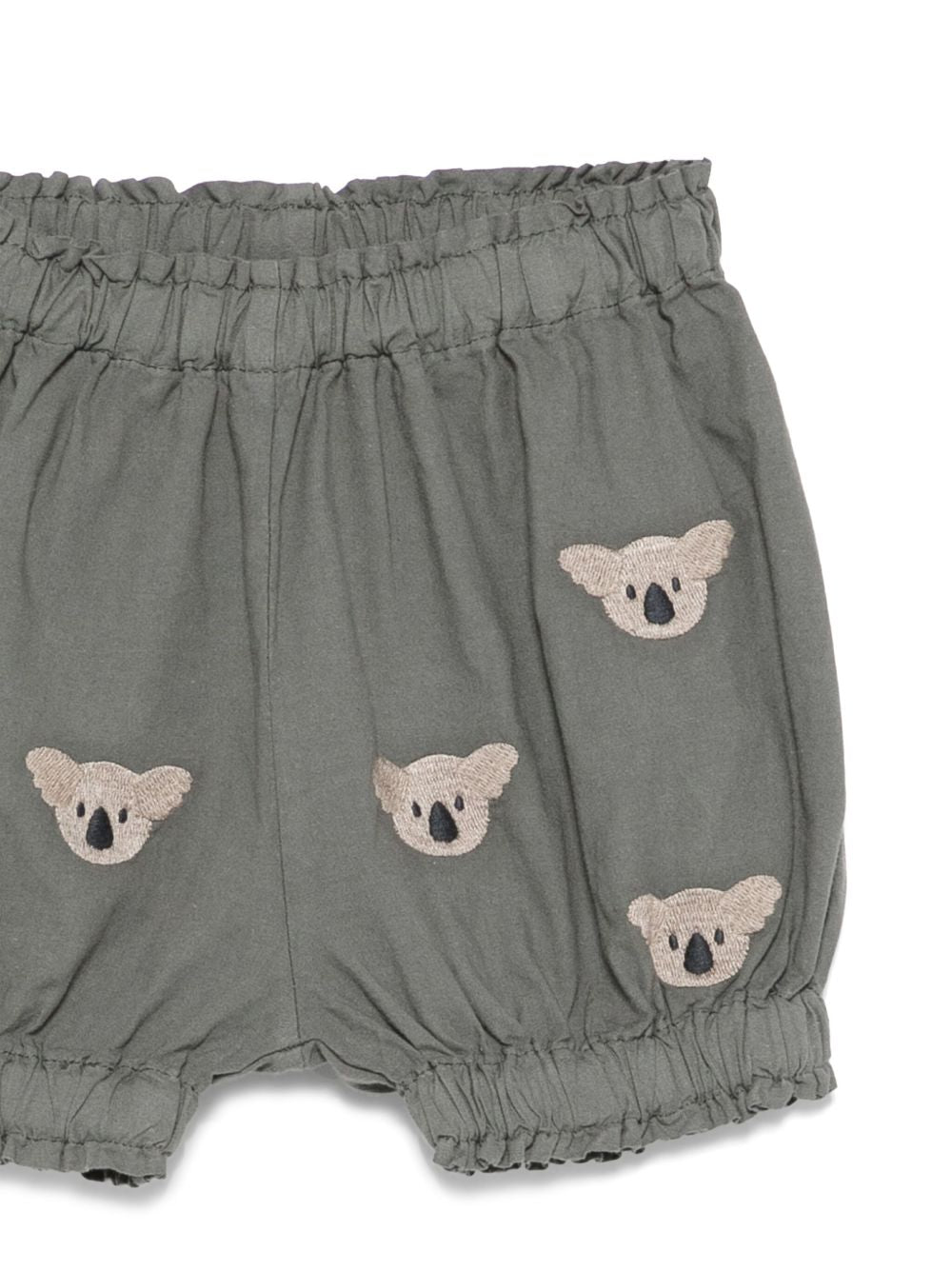 Pantaloncini per neonato Donsje Carson grigio con ricamo all-over 3029804 00062 DONSJE KIDS