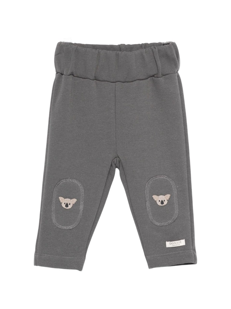 Pantaloni per neonato Donsje grigi con ricamo koala 3040704 00025 DONSJE KIDS