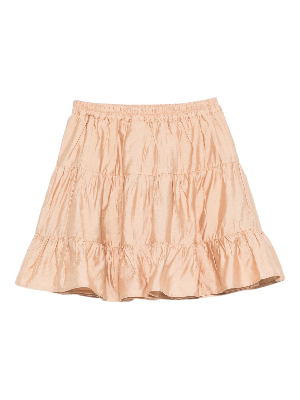 Gonna per bambina Donsje beige con motivo a balze a strati 4099900 00018 DONSJE KIDS
