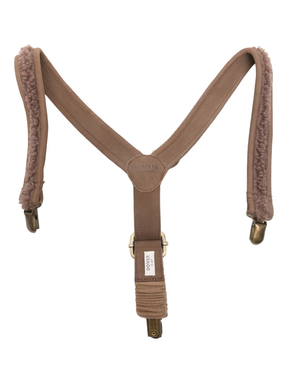 Bretelle per bambino Donsje marroni con cinturini regolabili 6031002 CF016 DONSJE KIDS