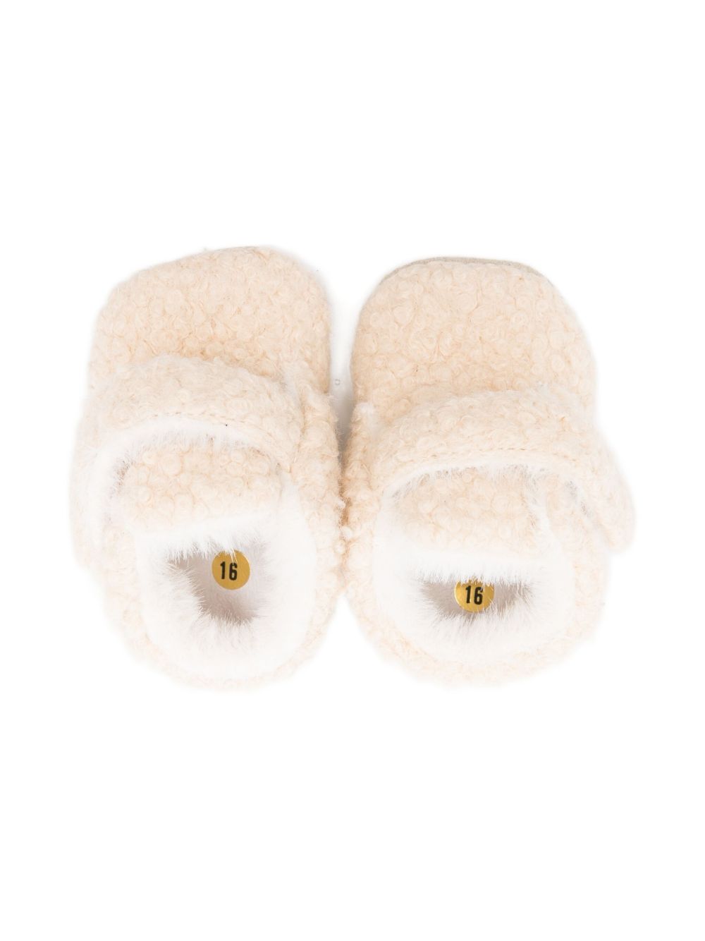 Scarpe primi passi per neonati Douuod Kids beige con cinturino a strappo BABY455 LANA DOUUOD KIDS