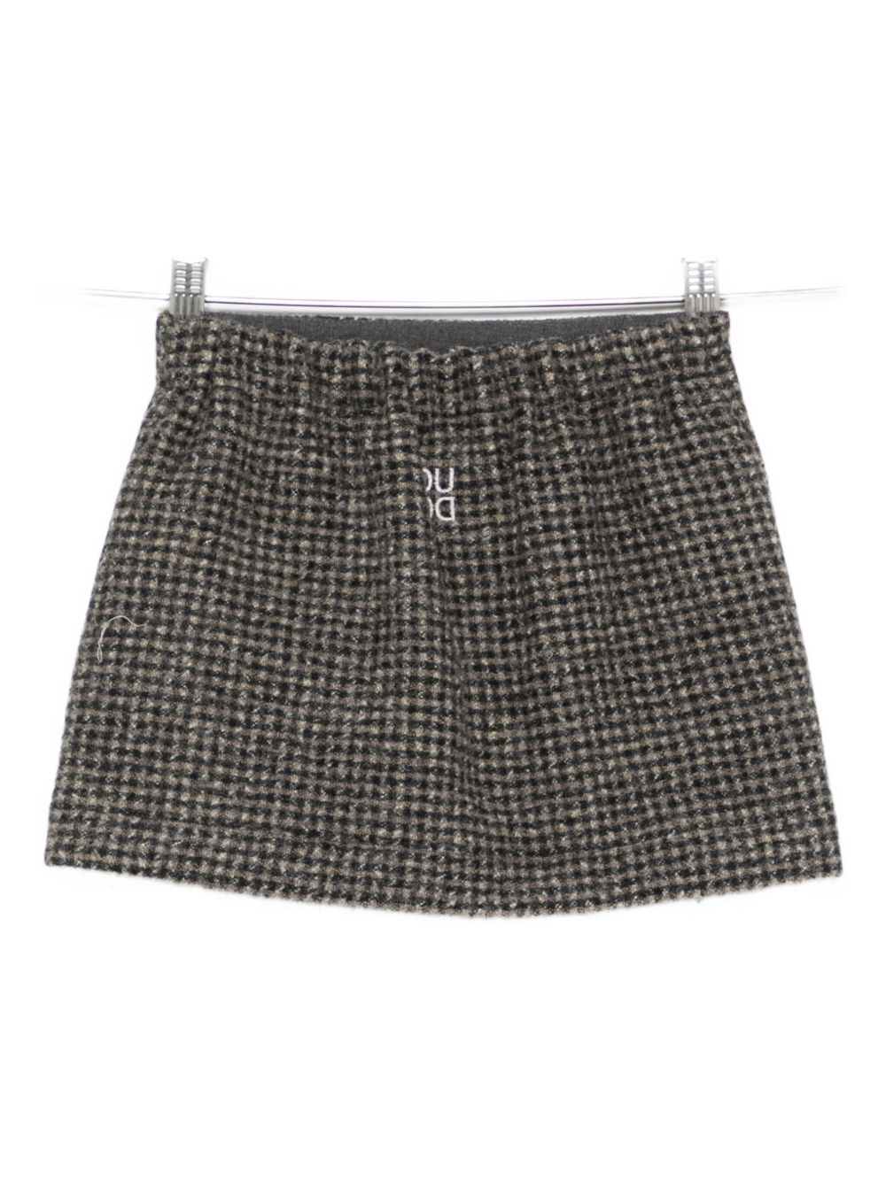 Minigonna per bambina Douuod Kids marrone con orlo asimmetrico DX7A91 E0232 929BG DOUUOD KIDS