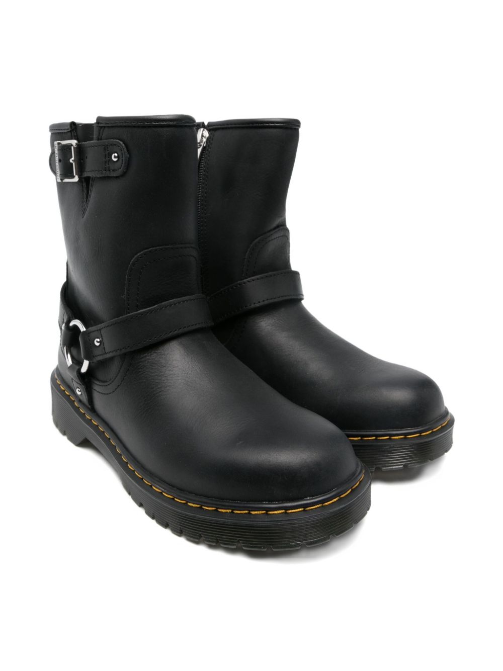 Stivali Genaya per bambina Dr. Martens Kids neri con dettaglio fibbia 41488001 GENAYA Dr martens kids