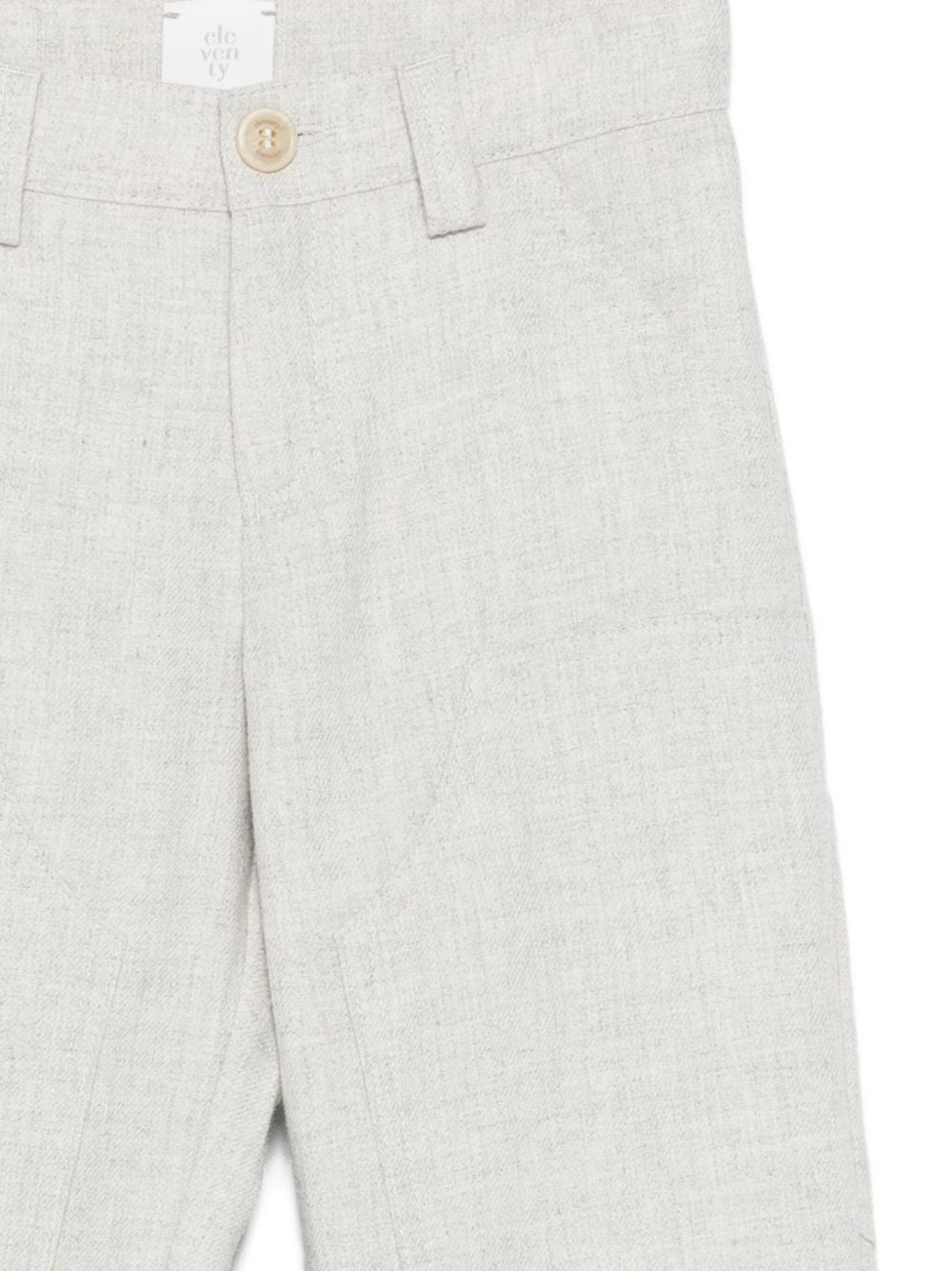 Pantaloni per bambino Eleventy Kids grigi con tasche posteriori applicate EX6P50 I0233 800 ELEVENTY KIDS