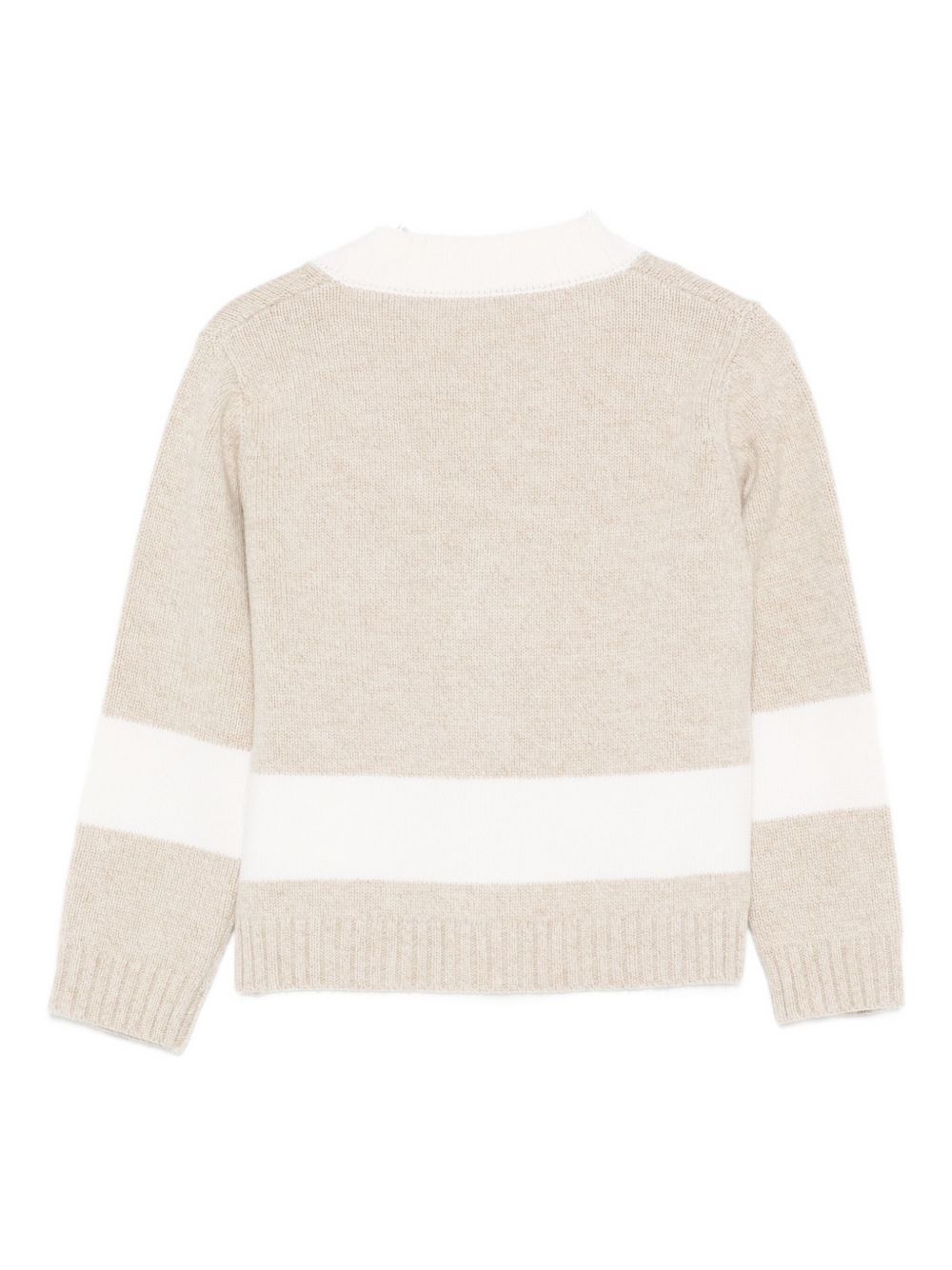 Cardigan per bambino Eleventy Kids beige con scollo a V EX9P60 W0174 116AV ELEVENTY KIDS