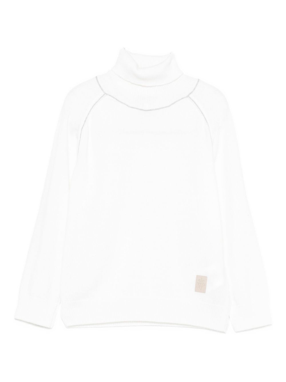 Maglione per bambino Eleventy Kids bianco con maniche raglan EX9P70 Z3316 100GR ELEVENTY KIDS