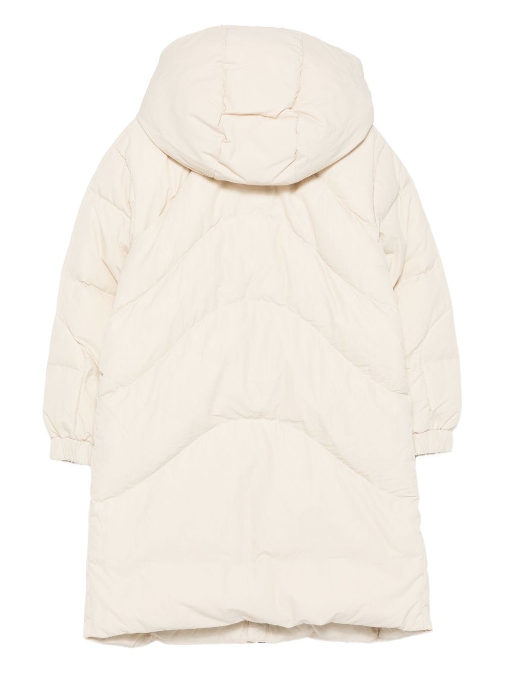 Piumino per bambino Emporio Armani Kids beige con cappuccio EB000490 AF16042 U1156 EMPORIO ARMANI KIDS