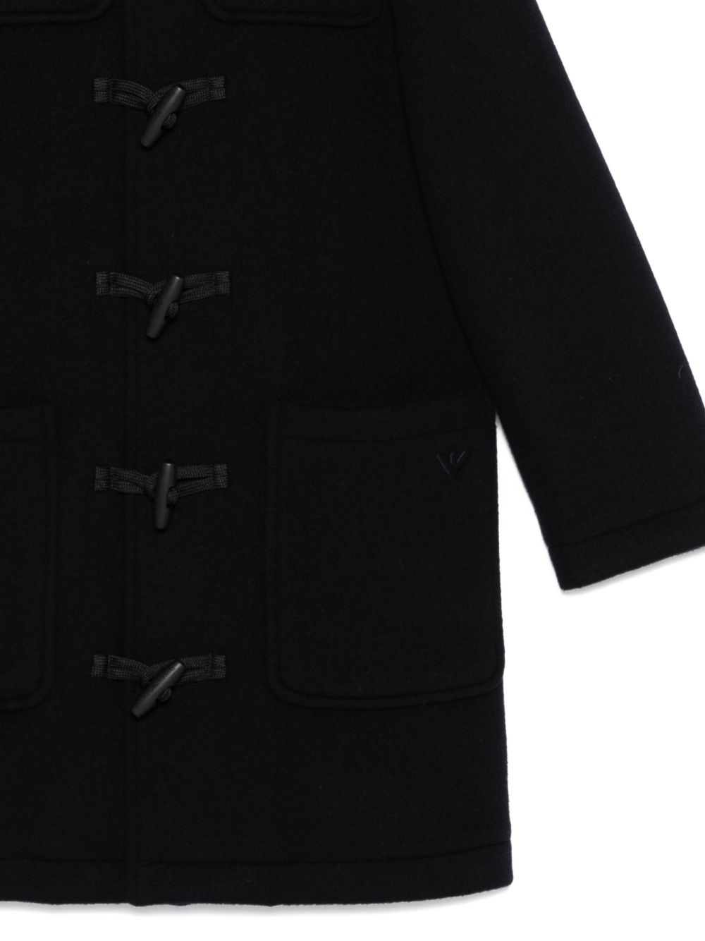 Cappotto per bambino Emporio Armani Kids blu navy con cappuccio EB000493 AF16038 UB118 EMPORIO ARMANI KIDS