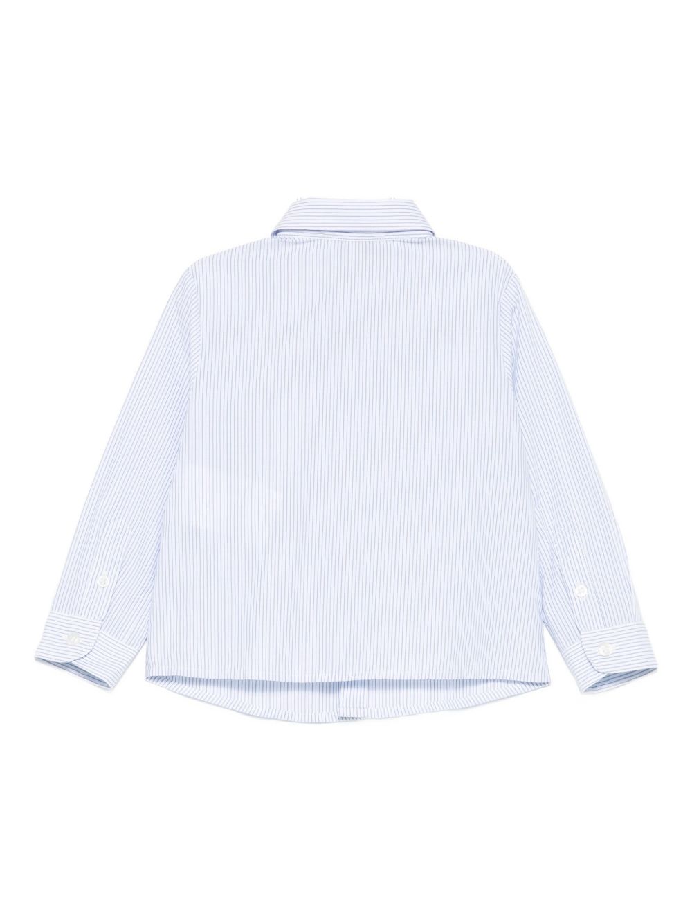 Camicia per neonato Emporio Armani Kids azzurra con motivo a righe EB000583 AF16580 M0010 EMPORIO ARMANI KIDS