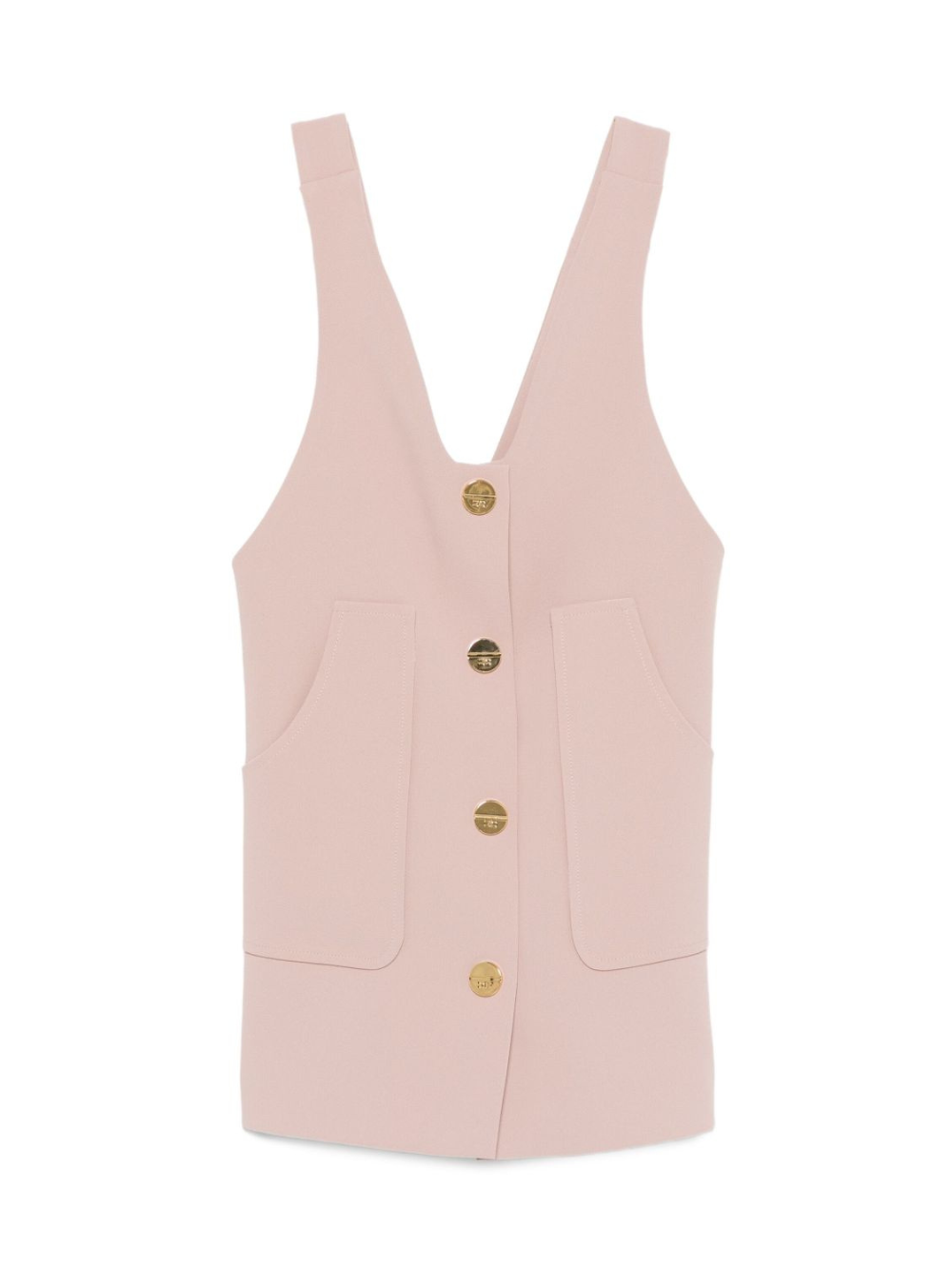 Abito per bambina Elisabetta Franchi La Mia Bambina rosa con scollo a V EFAB6240GA085 C041 ElISABETTA FRANCHI KIDS