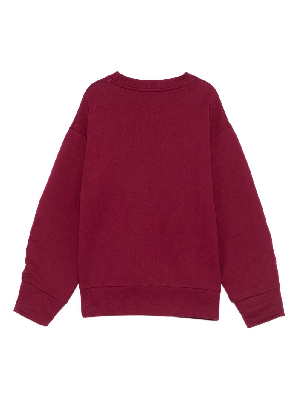 Felpa per bambina Elisabetta Franchi La Mia Bambina rosso con arricciatura EFFE1590FF002 D850 ElISABETTA FRANCHI KIDS