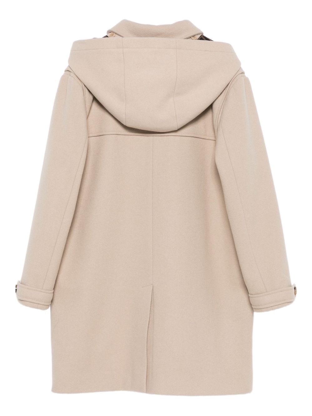 Cappotto per bambino Fendi Kids beige con applicazione con logo JUA244 AUKO F1P2N FENDI KIDS