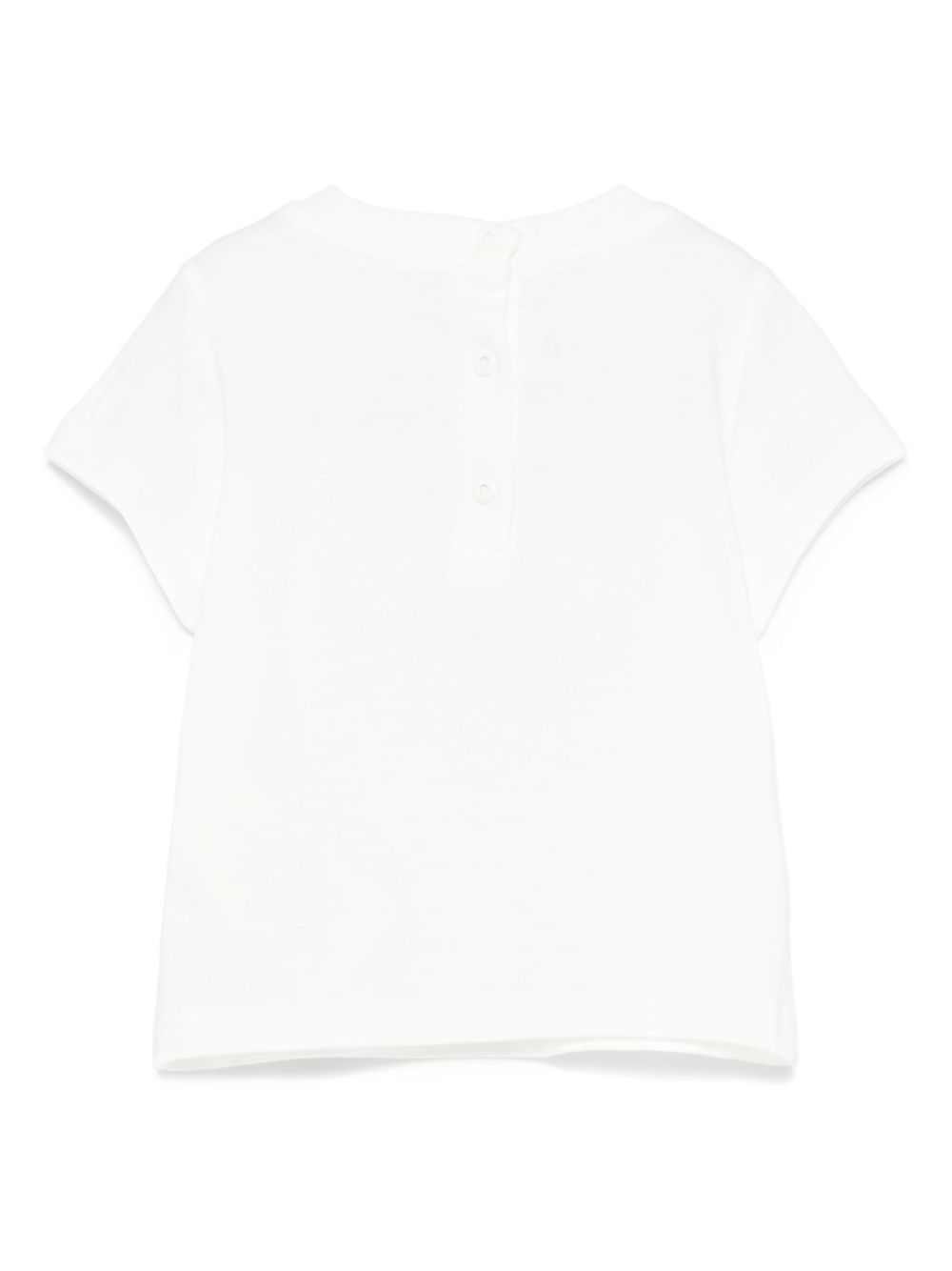 T-shirt per neonata Fendi Kids bianco con stampa Teddy Bear BFI171 7AJ F0TU9 FENDI KIDS