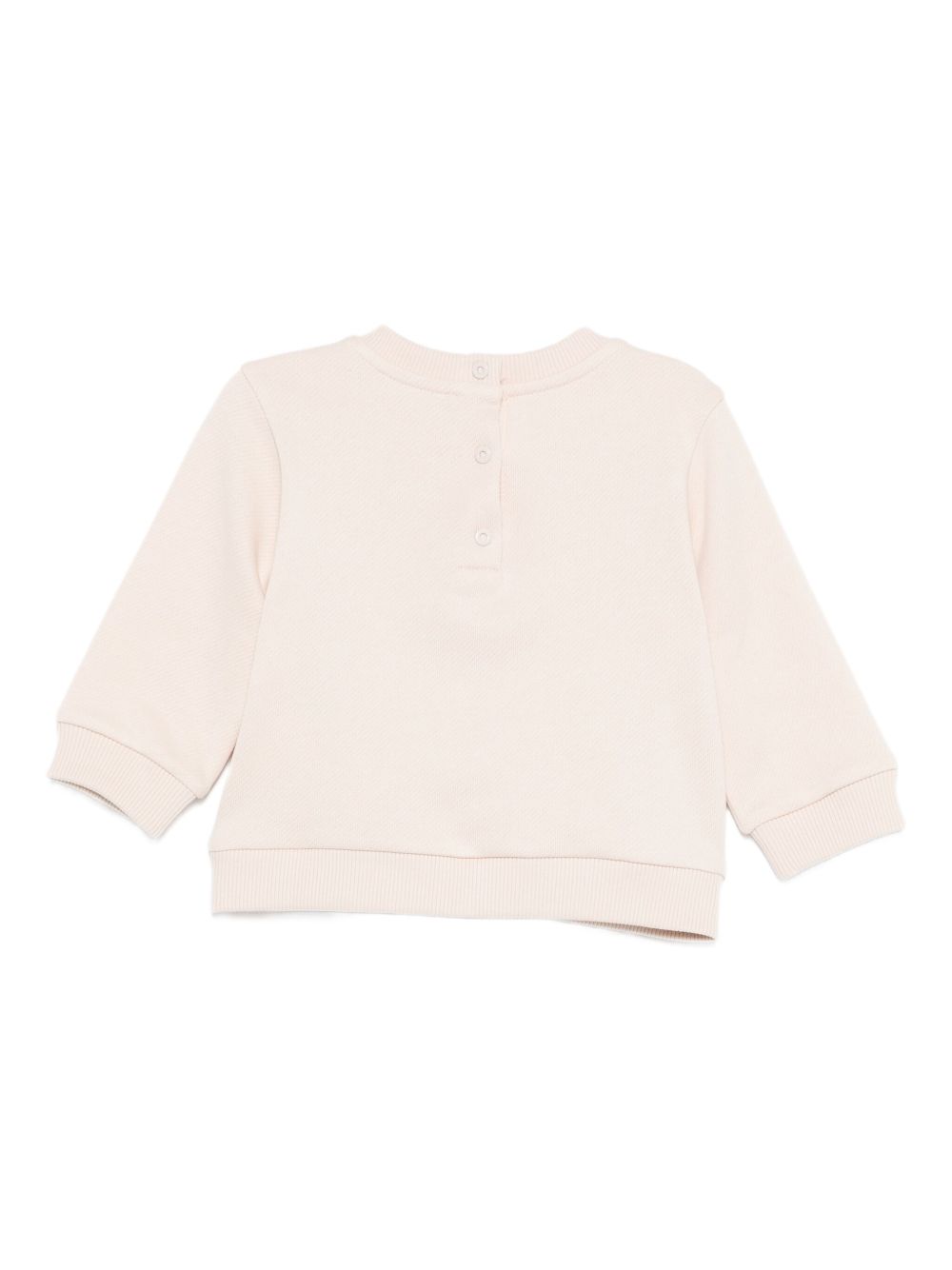 Felpe per neonati Fendi Kids beige con stampa grafica scoiattolo BUH091 5V0 F1P2N FENDI KIDS