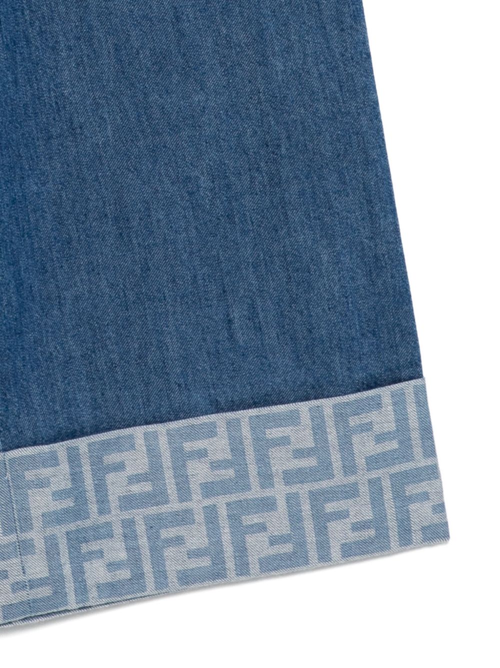 Jeans per bambina Fendi Kids in denim con motivo FF JUF149 ATRF F0QG0 FENDI KIDS
