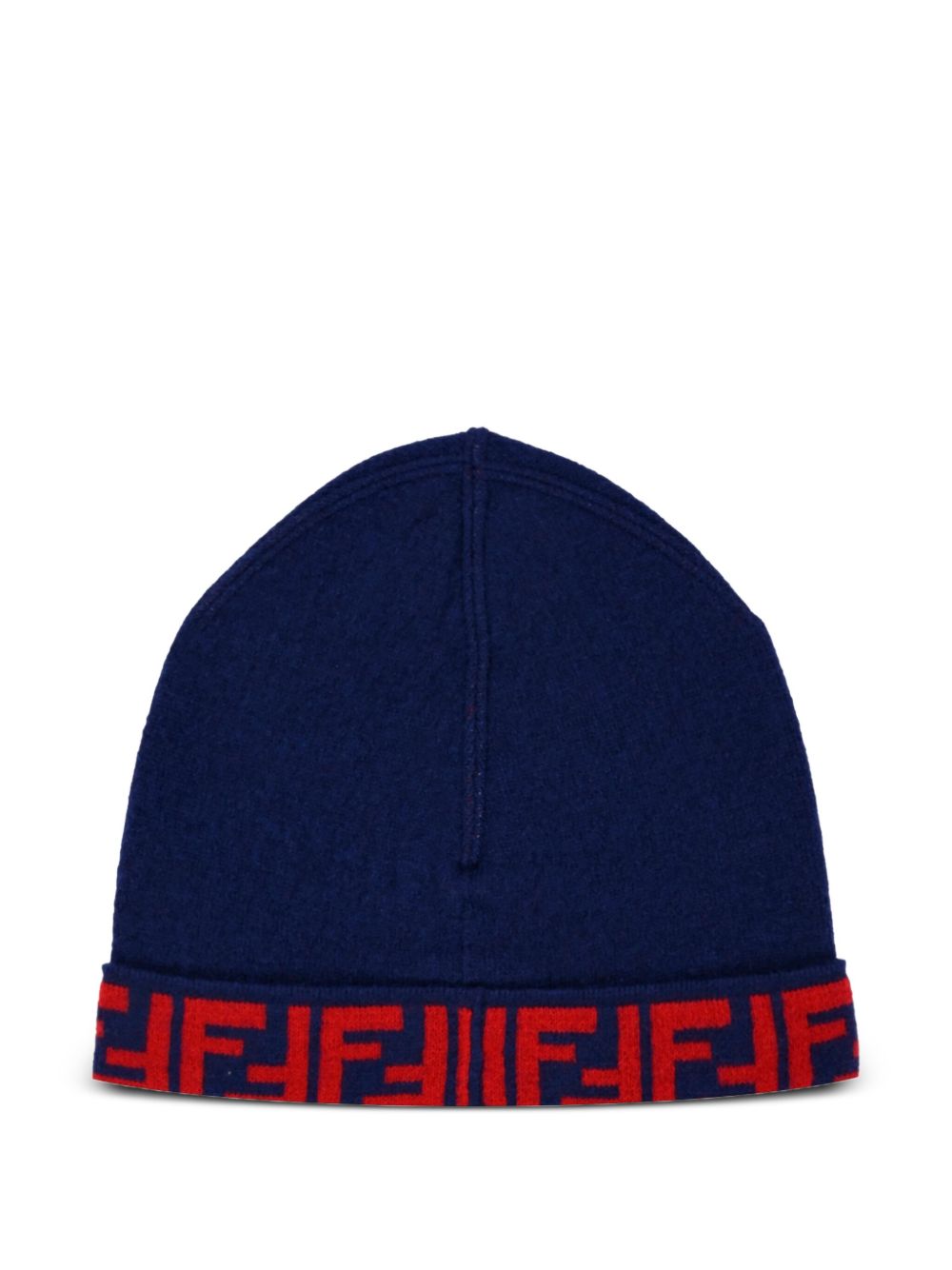 Berretto per bambino Fendi Kids blu con logo JUP063 AO29 F08B9 FENDI KIDS
