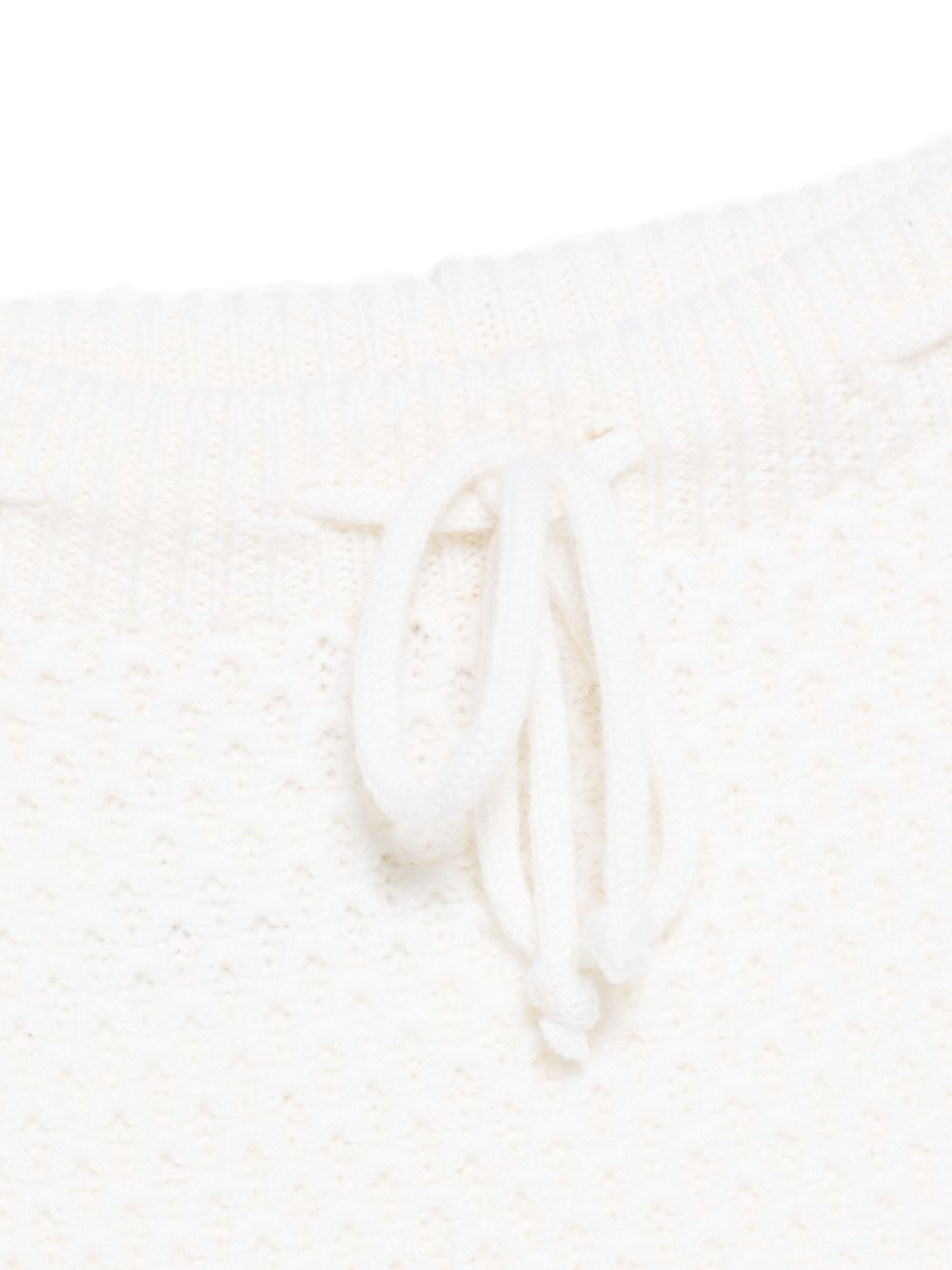 Set maglione e pantaloni per neonato Gensami Kids bianco con inserti grigi GPT-APE-WE OFF WHITE GENSAMI KIDS
