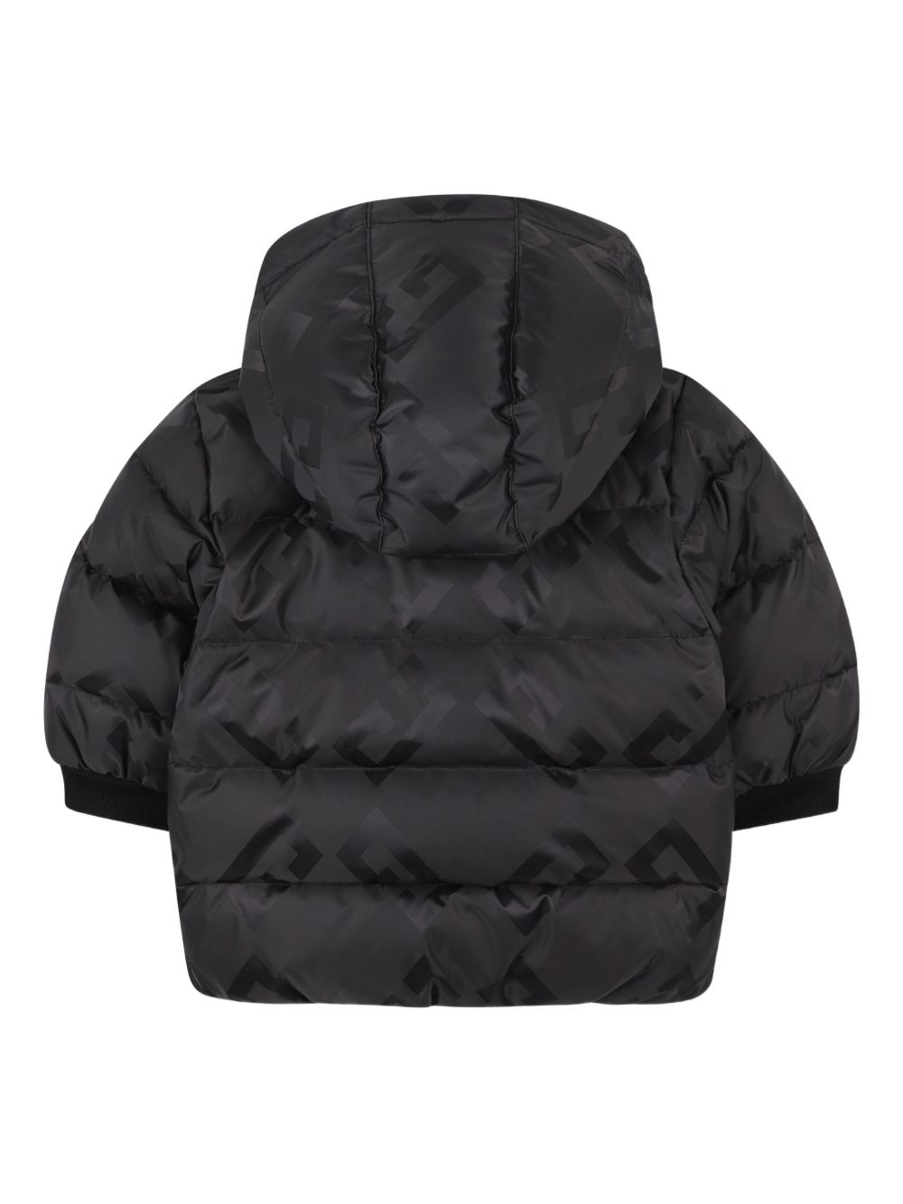 Giubbino per neonato Givenchy Kids nero con stampa con logo H30883 09B GIVENCHY KIDS