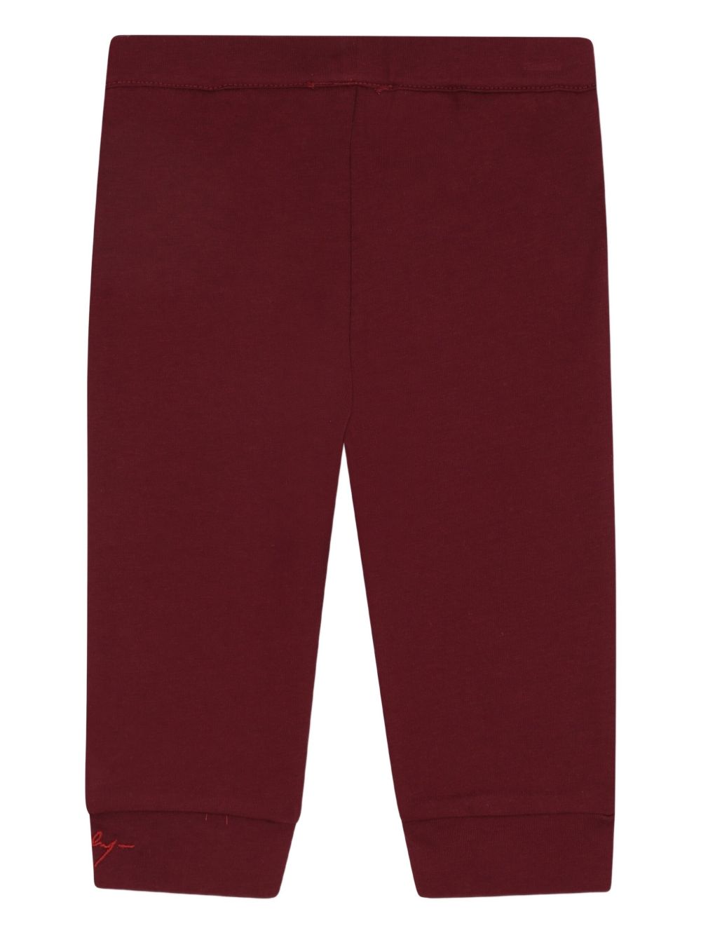 Pantaloni per neonata Givenchy Kids rossi con tasche con ruches H30897 95C GIVENCHY KIDS
