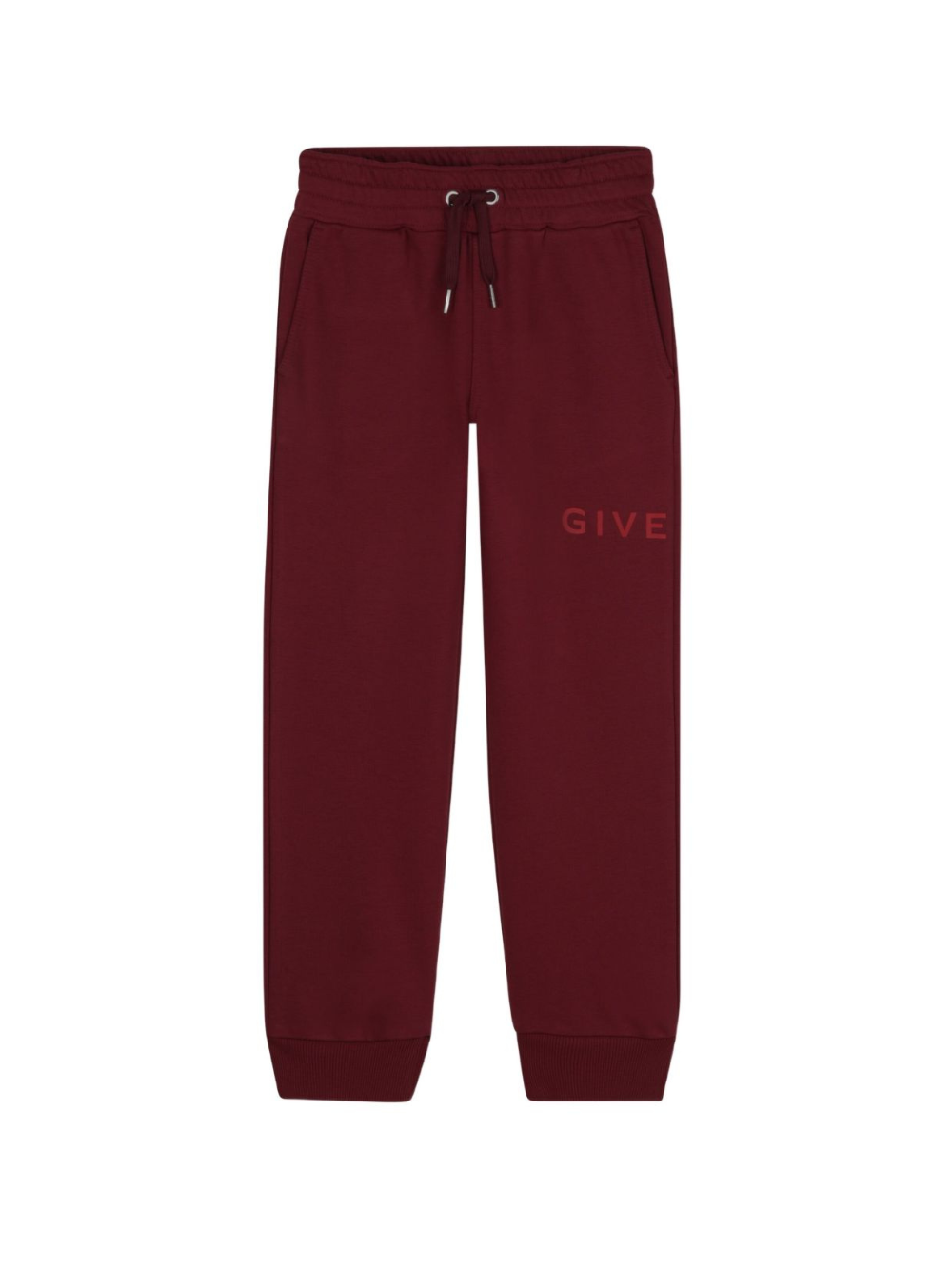 Joggers per bambino Givenchy bordeaux con logo sulla gamba H30922 95C GIVENCHY KIDS