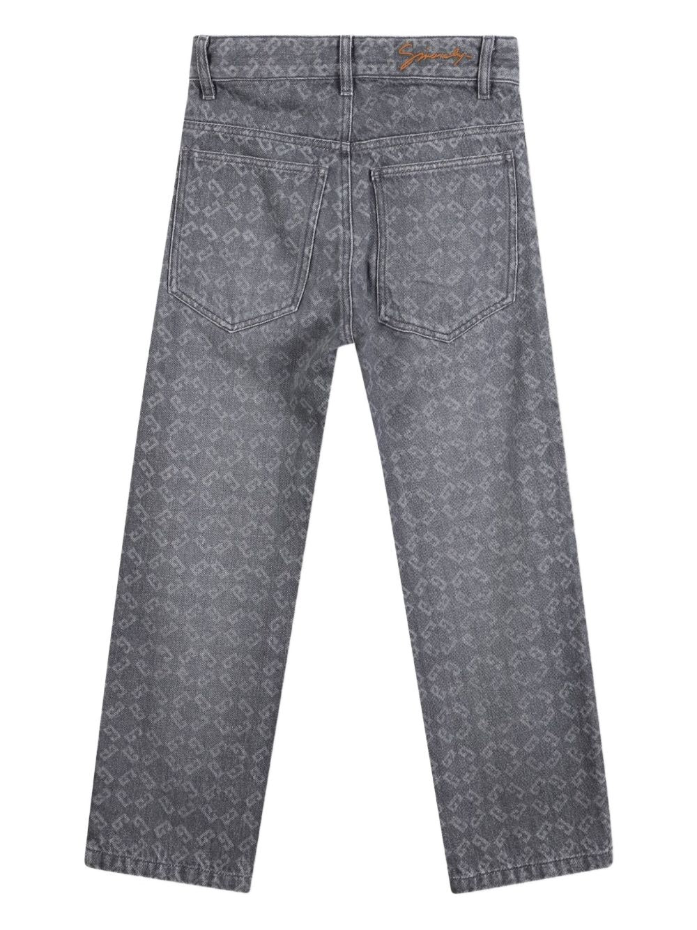Jeans per bambino Givenchy Kids grigi con logo all-over H30925 Z20 GIVENCHY KIDS